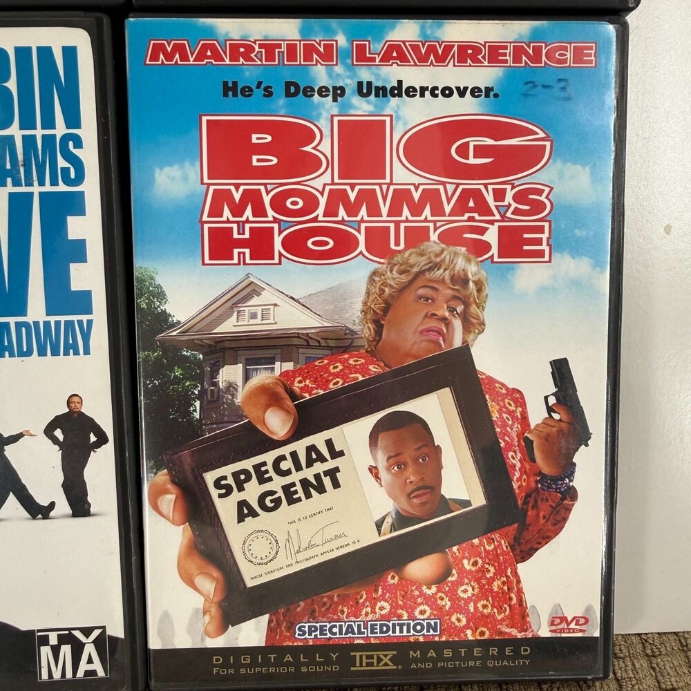 Comedy DVD Lot Airplane Robin Williams Big Mommas House Mooseport - Picture 8 of 9